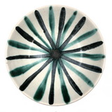 Mid-Century Studio Pottery Bowl with Radial Design, Presumed Frank Mann