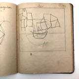 Mabel Wing's 1906 Drawing Notebook with Interventions from Edwin!