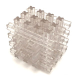 Vintage Lucite Interlocking Puzzle Cube