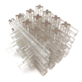 Vintage Lucite Interlocking Puzzle Cube