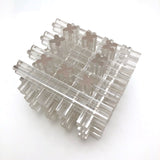 Vintage Lucite Interlocking Puzzle Cube