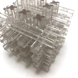 Vintage Lucite Interlocking Puzzle Cube