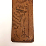 Baseball Player Hand-Carved and Signed Wooden Plaque