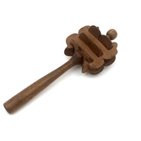 Beautiful Antique Treen Child’s Rattle