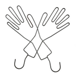 Wire Glove Dryers / Stretchers - A Pair