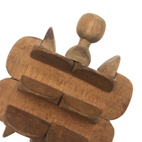 Beautiful Antique Treen Child’s Rattle