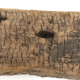 Much Weathered Antique Carved Architectural Element with Turning Ball