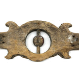 Much Weathered Antique Carved Architectural Element with Turning Ball