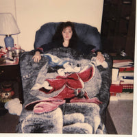 Vintage Polaroid with Mickey Mouse Blanket