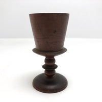Dark Wood Treen Goblet