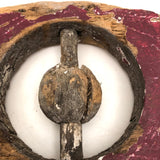 Much Weathered Antique Carved Architectural Element with Turning Ball