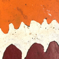 Hand-painted Corrugated Steel Cutout Rooster #1