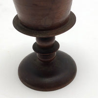 Dark Wood Treen Goblet