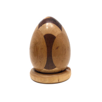 Fancy Antique Treen Darning Egg