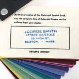 Vintage (copyright 1948) Color-aid Swatch Set - 210 Swatches
