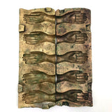 Cast Bronze Double Sided Row of Hands Mold