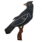 Well Weathered Wooden Cutout Bluebird