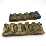 Cast Bronze Double Sided Row of Hands Mold