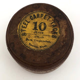 Wooden Barrel Box for Steel Carpet Tacks