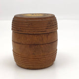 Wooden Barrel Box for Steel Carpet Tacks