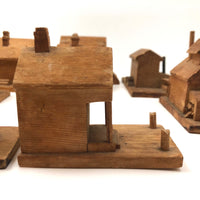 Wonderful Carved Folk Art Village by Howard Gilman, South Stratford, VT