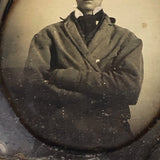 Moody c. 1840s Sixth Plate Daguerreotype of Beautiful Young Man (Occupational?)