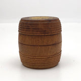 Wooden Barrel Box for Steel Carpet Tacks