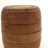 Wooden Barrel Box for Steel Carpet Tacks