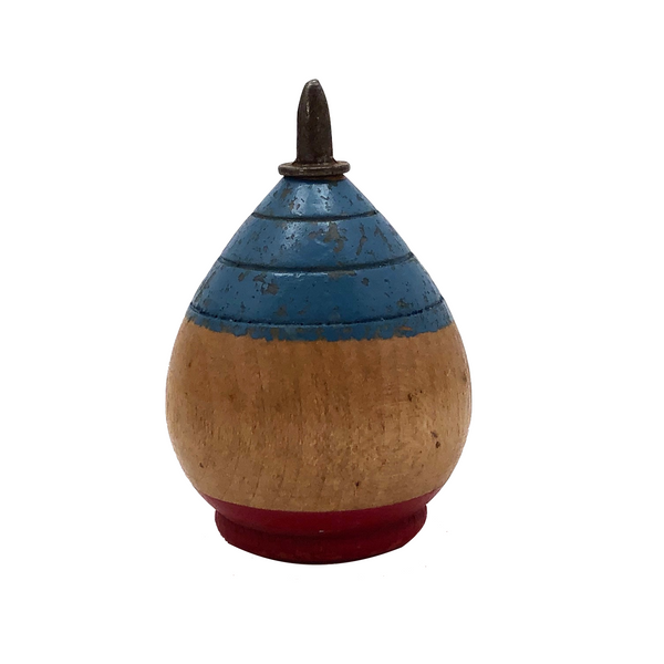 Painted Wood Spinning Top