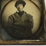 Moody c. 1840s Sixth Plate Daguerreotype of Beautiful Young Man (Occupational?)