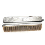 Antique Sterling Silver Baby (or Mustache) Comb, Engraved