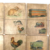 1908 Oversized Matching Card Game with Great Graphics