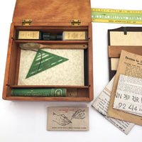 Wrico Complete "Cinema Title" Lettering Set No. 20 in Original Dovetail Wooden Box