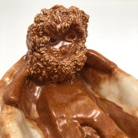 Lion in Bathtub Handmade Ceramic Soap Dish