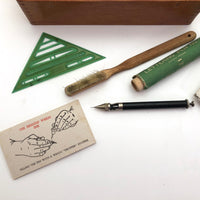 Wrico Complete "Cinema Title" Lettering Set No. 20 in Original Dovetail Wooden Box