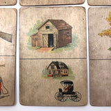 1908 Oversized Matching Card Game with Great Graphics