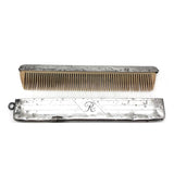 Antique Sterling Silver Baby (or Mustache) Comb, Engraved