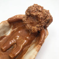 Lion in Bathtub Handmade Ceramic Soap Dish