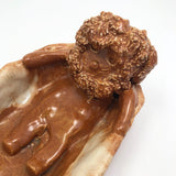 Lion in Bathtub Handmade Ceramic Soap Dish