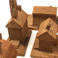Wonderful Carved Folk Art Village by Howard Gilman, South Stratford, VT