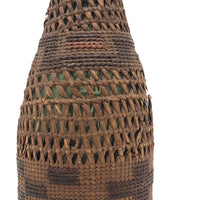 Tlingit Native American Basketry Wrapped Bottle, Early 20th Century