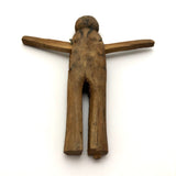 Charming Old Wooden Clothespin Figure with Moving Arms