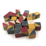 More Beautifully Worn Old Color Cubes - 25 Block Set