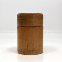 Beautiful Blonde Turned Wood Treenware Cylindrical Box