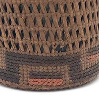 Tlingit Native American Basketry Wrapped Bottle, Early 20th Century
