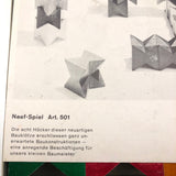 Naef Spiel Blocks, Complete Original Set of 18, 1956