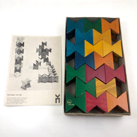 Naef Spiel Blocks, Complete Original Set of 18, 1956