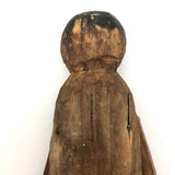 Charming Old Wooden Clothespin Figure with Moving Arms