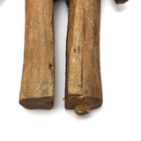 Charming Old Wooden Clothespin Figure with Moving Arms