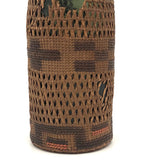 Tlingit Native American Basketry Wrapped Bottle, Early 20th Century